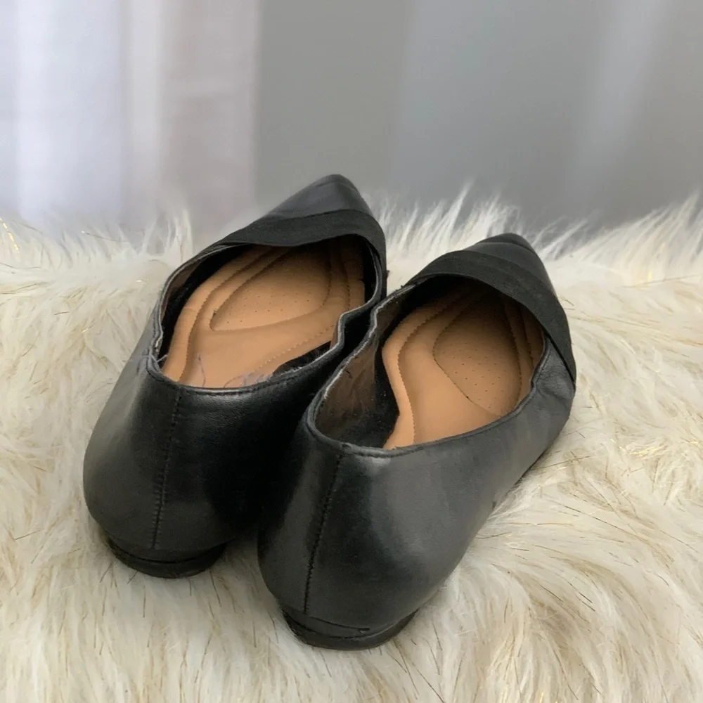 Ellen Tracy the Finn black flats shoes size 8M